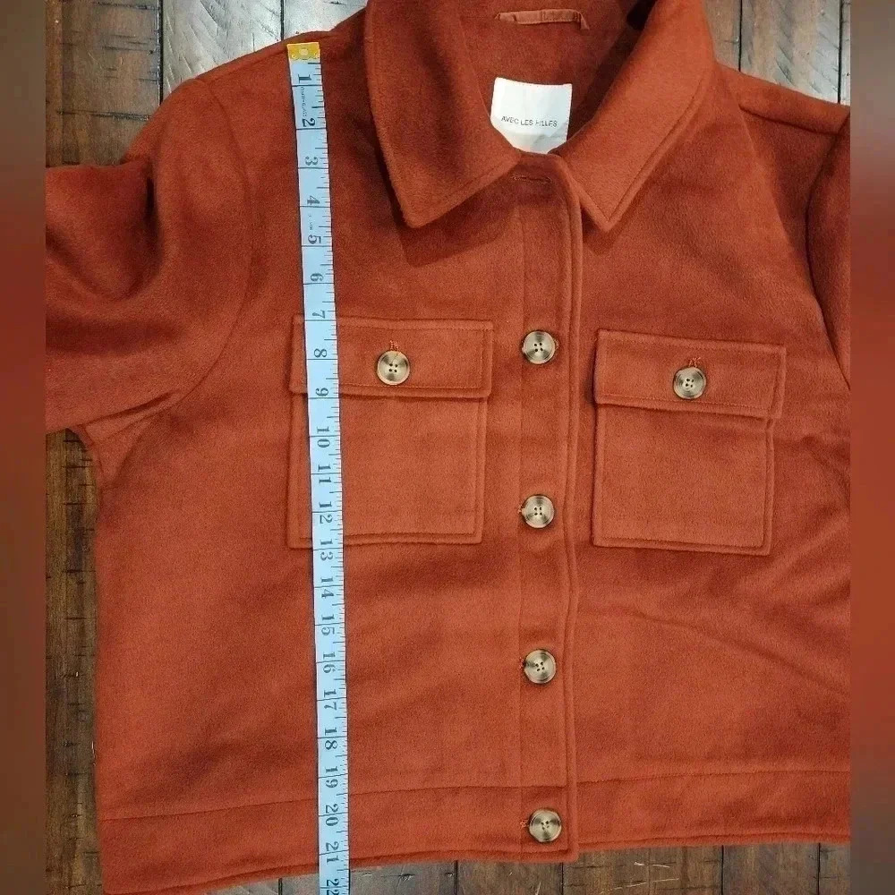 Avec Les Filles Women's Felted Jacket size Large and XLarge New - Picture 10 of 13